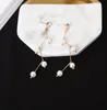 Stud Korean Simple Tree Branch Design Pearl Earrings Fairy Costume With