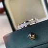 حلقات الكتلة CNC Boutique 925 Sterling Silver Ring Ring زوجين من الرجال والنساء مجوهرات عيد الحب هدية