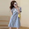 blue doll dress