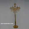 Candeeiros de chão moderno candeeiro de cristal para sala de estar restaurante decoração de casamento clássico mesa e14 luminárias suporte de vela