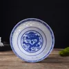 4 5 tum Rice Bowl Jingdezhen Blue and White Porslin Tabellery kinesiska Dragon middagar Ceramic Ramen Soup Bowls Holder335Z