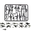 Kilitleme Askeri WW2 Özel Askerler Sniper Silahları Swat Polis Aksiyon Figürleri Silahlar Askeri Model Yapı Taşları Mini Oyuncak Kiti Y1130