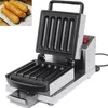 Gaufrier Hotdog Commercial antiadhésif Muffin Hot Dog gaufrier Machine pour Restaurant boulangeries Snack Bar maison 220 V/110 V appareils de cuisine