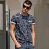 Aiopeson LeafプリントTシャツ男性ポケットカジュアル高品質100％コットン服夏ハワイスタイルS 210716