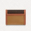 M68725 Dauphine Compact Wallet Designer Womens Canvas Portefeuille Zippy Zipped Coin Purse Card Holder Victorine Key Pouch Mini Po233a