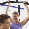 Kabelmaschine, gerade Stange mit Gummigriff, Pull-Down-Fitnessstudio-Anhänge, Zubehör für Heimtraining