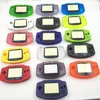 Ny Plast Färgglada Full House Shell Hårdväska med skärmslins ersättning för GBA Gameboy Advance Console Shells Reparation Del DHL FedEx EMS Free Ship
