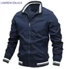 Bommenwerper jassen mannen casual vlucht jas mannelijke solide militaire mannen mode slanke pilot baseball s Tops 211126