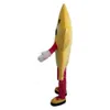 Haute qualité jaune étoile mascotte Costumes Halloween fantaisie robe de soirée personnage de dessin animé carnaval noël publicité de Pâques fête d'anniversaire Costume tenue