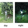 ديكور الحفلات الشمسية في الحديقة مصباح الإضاءة الخارجية LED يمكن إدراجها في ضوء الفناء الأرضي ضوء الليل الصغير المنزلي اليومي