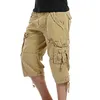 Повседневная шорты мужские летние камуфляжные хлопковые грузовые камуфляторы короткие брюки Homme без ремня капля теленок длиной 210714