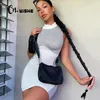 CNYISHE ärmlös patchwork bodycon mini klänning för kvinnor mode våren avslappnad outfit sportiga sexiga klänningar Vestidos robes 210419