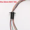 Energia eólica Anéis Elétricos 2/3/4/5/6/8 Channel 10A Dia. 22mm Slip Ring SRC-22-XX10A Cápsula Gimbal Sliprings Acessórios