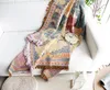 Cobertores boêmio manta cobertor algodão multifuncional sofá decoração piano capa tapeçaria tassel