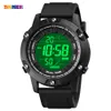 SKMEI Giappone Movimento digitale Militare 100M Impermeabile Uomo Orologio da polso Cronometro Calendario Orologi sportivi Relogio Masculino 1762 X0524