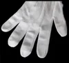 Fingerless handskar 10Pair 13-pin nylon vit handske kärna dammfri polyester elektronik fabrik arbete arbetsförsäkring män och kvinnor
