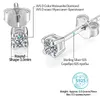 ATTAGEMS VVS1 D Round Cut 30MM Test Passed Moissanite Diamond 925 Sterling Silver Earring Fine Jewelry Girlfriend Gift