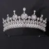 Cristal Nupcial Tiaras E Coroas Rhinestone Headband Barroco Headpieces Casamento Acessórios De Cabelo Mulheres Cocar Jóias