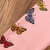 春と秋の子供の女の子の蝶のスカートスーツ210528