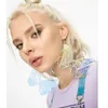 Unusual Acrylic Big Butterfly Earrings For Women Cool Hanging Color Changed Statement Funny Female Earring Fashion Earings 2021 Dangle & Cha