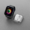 För Apple Watch-fodral 8 7 6 5 4 3 2 1 SE 45 mm 41 mm 38 mm 40 mm 42 mm 44 mm med skärmskydd av härdat glas Full täckning