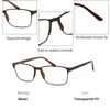 Moda güneş gözlüğü çerçeveleri Lanssy tasarım erkekler klasik kare gözlük optik çerçeve miyopi reçeteli optik gözlük TP9052