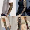 Full ARM Tidigare tatuering Designs Blomma och djur Vattentät Tatueringar Klistermärken för män Kvinnor Kroppskonst Färger Skin Dekor