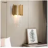 Wall Lamp Modern Lamps Gold Crystal Living Room Lights Home Decration Lighting For Bed Rooms