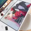 Anime Darling in de Franxx Sexy Meisje Anime Muismat Zero Twee Gaming Muismat Lock Desktop Gaming Desk Mat Toetsenbord Muismat