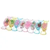 10 stks Transparante Candy Shape Plastic Dozen Gunst Houders Acryl Mini Box 3 kleuren