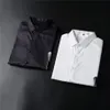 Ny designer lyxiga herrklänning avslappnade tryckskjortor för män långärmad bomull Paris Slim Fit Womens Shirt#L254V