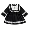 Baby Girl Dress Style Autumn Lolita Princess Girls Birthday Pettiskirt 1-6Y 210515