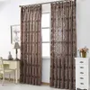 Napearl 1pc moderne gordijn huis textiel woonkamer raam stof paars luxe mode allemaal match kant-en-klare decor 210712