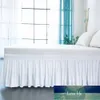 Three Fabric Sides Wrap Around Elastic Solid Bed Skirt, Elastic Band Without Bed Easy On/Easy Off Dust Ruffled Tailored Drop Factory price expert design Quality Latest
