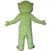 Costume de mascotte de mascotte de cochon vert Halloween Haute Qualité Dessin animé Peluche Thème de thème Caractère Noël Adulte Taille fête d'anniversaire Tenue extérieure