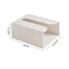 Simple Wall Mounted Adhesive Tissue Box Napkin Holder Desktop Tray Bathroom Paper Towel Storage Kitchen Napkin Container