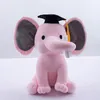 Kinderen olifant gevulde pop schattig comfort baby olifant pluche dieren speelgoed slaapkussen bolster verjaardagscadeau