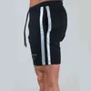 Side Striped Ademend Running Shorts Mannen Sneldrogende Workout Bodybuilding Gym Shorts Sports Jogging Pocket Training Shorts G1209