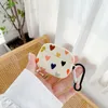 Fashion Love Heart Leaf Silicone Cases For AirPods Pro 2 Earphone Cover Accessories Wireless Headphone Charging Box