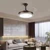 Wentylatory sufitowe Nowoczesne minimalistyczna lampa wentylatora nordic luksus do dekoracji salonu ventilador de techa wystrój domu bc