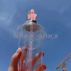 473ml grande capacidade limitada edição starbucks caneca gradiente flor de cerejeira vidro original copo com palha fofa