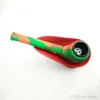 115mm mini silicone glass pipe colorful spoon pipes portable high quality smoking to