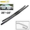 Misima Shine Shinscreen Wiper Ostrza do Hondy Accord 7. Generacji Europa Japonia Model 26 "16" 2003 2004 2005 2006 2007