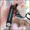 Keychains Fashion Aessory Creative Network Power Zhilong Daisy Pendant Canvas Shoes Cartoon Doll Student Bag Drop Delivery 2021 VLPI1