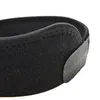 黒い弾性膝ブレース調整可能なストラップは、肘パッドを走るスポーツ用の安全ガードをサポートします