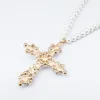 Naszyjniki wiszące Xiaosang 2022 Modna perłowa krzyżowa szyjka na szyi łańcuch koralików dla kobiet biżuteria