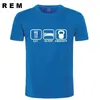 Eat Sleep Crossfit T-Shirt Männer Sommer Kurzarm Baumwolle Mann Lustige T-Shirts T-Shirts Top 210629