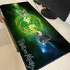 Mouse Pads Wrist Rests Rick Anime Gaming Speed ​​Pad Gamer Stor låsningskant Mjukt slitstarkt tangentbord Musepad Dator Desk Mat For5057116