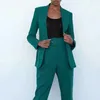 Za Veste Femme Blazers Set's Coats Blue Long Sleeves Workwear Outfits Kvinna Solid Office Formella Chic Fickor Sommar 210930