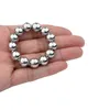 NXY Cockrings 32/35/40mm Male Penis Ring 304 Stainless Steel Delay Ejaculation Metal Cock For Man Full Beads Erotic Adult Games Sex Toys 1124